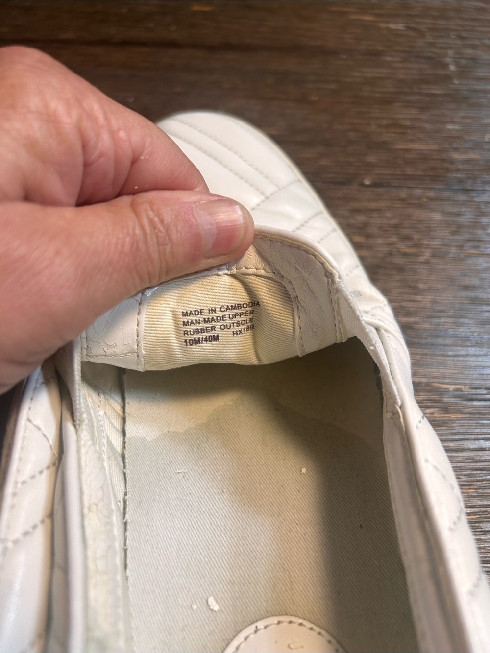 Michael Kors white slip on sneakers size 10 - Picture 8 of 8